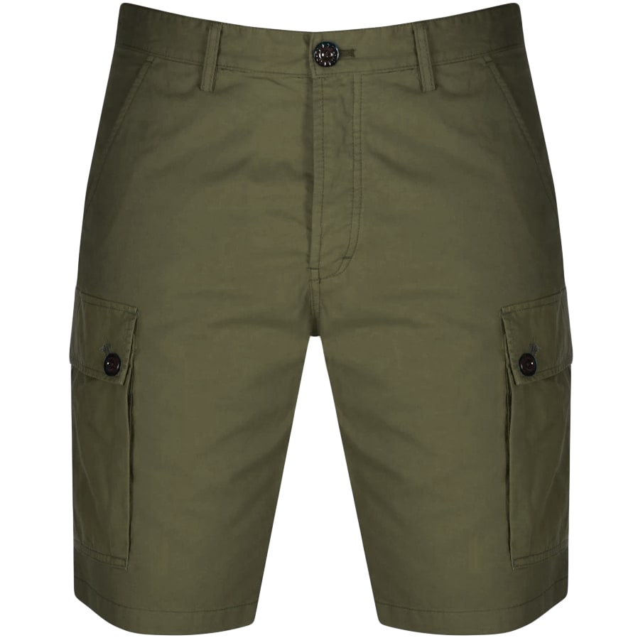 Alternative Image for ProductPretty Green Cargo Shorts Khaki1